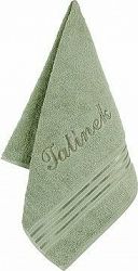 BELLATEX s.r.o. Froté uterák 50 × 100 Linie L/720 zelený s výšivkou „Tatínek“