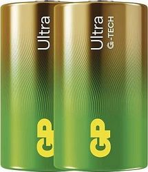 GP Alkalická batéria Ultra D (LR20), 2 ks