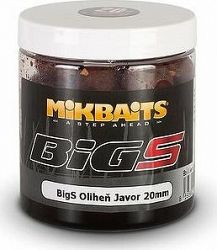 Mikbaits Legends Boilies v dipe, BigS Kalamár Javor 24 mm 250 ml