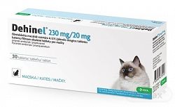 Dehinel 230 mg/20 mg pre mačky 30 tbl