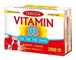 TEREZIA Vitamín D3 2000 IU 30 kapsúl