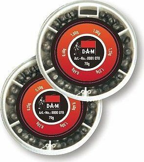 DAM Split Shot Dispenser Rough 0,6 – 1,25 g (70 g)