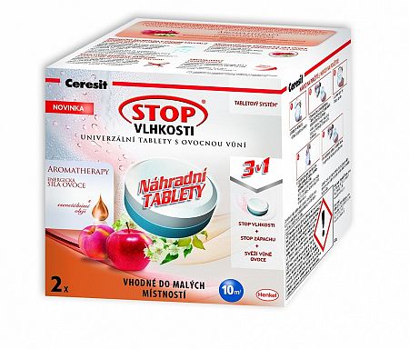 Ceresit Stop Vlhkosti Micro náhradné tablety 2 x 300g energické ovocie