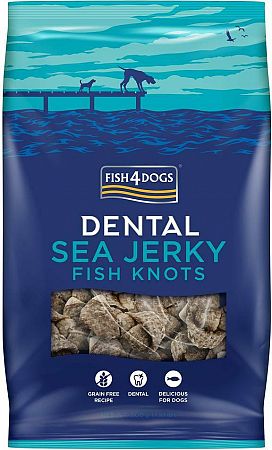 FISH4DOGS Dental Sea Jerky Fish Knots 500 g