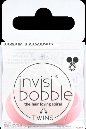 Invisibobble TWINS Prima Ballerina - Gumička do vlasů 1 ks růžová