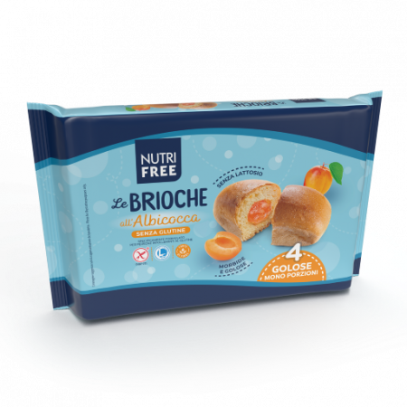 Nutri Free Le Brioche Bezlepkové, bezlaktózové sladké rohlíky s kúskami čokolády 200 g