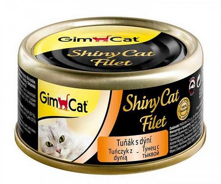 Shiny Cat Konzerva Filet Tuniak s tekvicou 70g