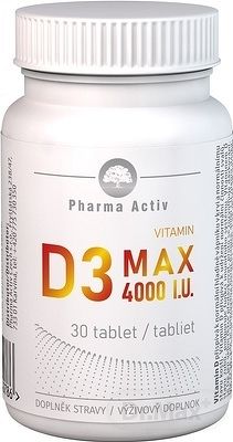 Vitamin D3 MAX 4000 I.U. 30 tabliet