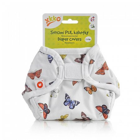 XKKO Vrchné plienkové nohavičky Newborn Butterflies
